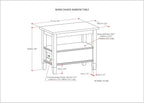 SIMPLIHOME Warm Shaker End Table - Image 3