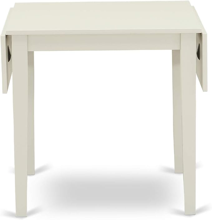 East West Furniture NDNO5-LWH-W 5 Piece Dinette Set - Image 4