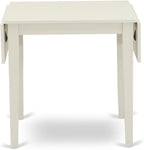 East West Furniture NDVA5-LWH-C 5 Piece Modern Dining Table Set Includes a - Image 7
