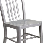 Flash Furniture Gael Indoor/Outdoor Modern Metal Dining Chairs, - Image 7