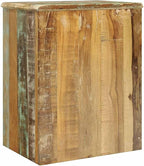 Vintage Reclaimed Wood End Table - Image 9