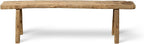 Artissance 20" H Vintage Noodle Bench 5-5.5ft Long Weathered Natural by Unknown
