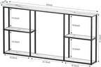 WOHOMO Console Table, Small Modern Entryway Table - Image 3