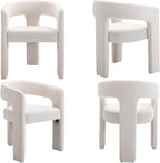 VESCASA Velvet Barrel Dining Chair - Image 6