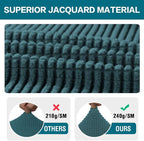 Turquoize Stretch Bar Stool Cover Counter Stool Pub Chair Slipcover - Image 3