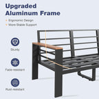 Aoxun Aluminum Patio Furniture Set 4 Seats, Oversized Outdoor Sectional - Image 6