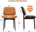 YaFiti Dining Chairs Set of 6, Mid Century Modern Dining Room and Kitchen Chairs - Image 2