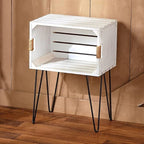 The Lakeside Collection Rustic Wooden Crate End Tables - Image 5