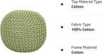 REDEARTH · Round Pouf Foot Stool Ottoman - Image 9