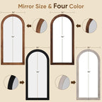 Full Length Mirror, Oversized Stand Up Mirrors Large Wall Mirrors, Wall Mounted - Image 6