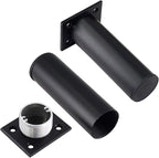 Set of 4 Furniture Legs 4.7 Inch, Adjustable Aluminum Alloy Cabinet Legs - Image 2
