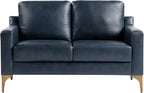Serta Triton 55.5" Loveseat, Transitional Modern, Dreamcoil Comfort, Metal Legs - Image 2