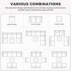 Grand patio Wicker Patio Furniture Set, All Weather Outdoor Sectional Sofa - Image 8