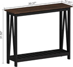 ChooChoo Console Table for Entryway Sofa Tables Living Room Farmhouse, Hallway - Image 2