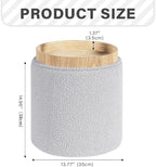 PINPLUS Round Boucle Ottoman - Image 2