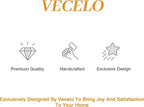 VECELO Modern Side Table, Round Small End Table, Exclusively Designed - Image 7