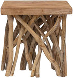 Brown Coffee Table Recycled Wood Table - Image 3