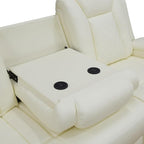 Power Recliner Sofa Set with LED Lights, Includes a Manual Loveseat and a 3 - Image 7
