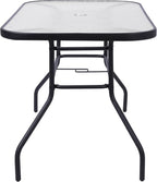 Flash Furniture Tory Rectangle Patio Table - Image 5