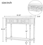 Harper & Bright Designs TREXM Daisy Series Console Table Traditional Design - Image 2