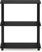 Furinno TURN-S-TUBE Storage Shelves Set of 2, 3-Tier Book Shelf, Corner Shelf - Image 5