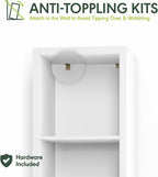 Furinno Cubicle Book Shelf, Vertical 4-Cube Bookshelf, Extra Thick Horizontally - Image 3