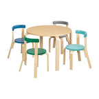 ECR4Kids Bentwood Table and Curved Back Chair Set, Kids Furniture, Contemporary by ECR4Kids