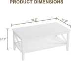 ChooChoo Coffee Table Classic X Design - Image 2