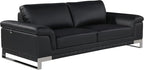 Blackjack Furniture Weston Collection Genuine Italian Leather Living Room Sofa - Image 3