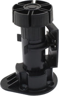 Jiozermi 4 Pack Black Plastic Cabinet Legs, Adjustable Furniture Feet by Jiozermi
