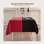 BALCONY & FALCON Rectangular Table Cloth Water Resistant Washable Double-Sided - Image 5