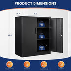 Yizosh Metal Garage Storage Cabinet - Image 3
