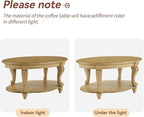 LKTART Round Coffee Table, Victorian Center Table - Image 9