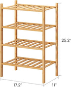 viewcare Small Shoe Rack, 6-Tier Shoe Shelf - Image 3