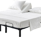 Kingnex Half Split Top King Sheets Set by Kingnex