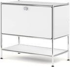 Metal Sidetable with Flap Door, 27.5" Height by SIMPLINK