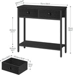 HOOBRO 29.5" Narrow Console Table - Image 3