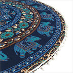 Mandala Floor Pillow Cover Meditation Cushion Seating Throw Hippie Round - Image 5