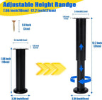 4 PCS Adjustable Height Bed Support Legs - Image 2