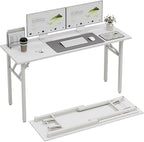 TEMI Long Computer Desk Folding Table by TEMI