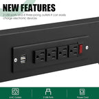 OLBRUS 19.6-Inch Depth Workbench Frame, Height Adjustable 28.5" to 33.8" - Image 3