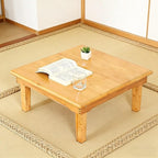 SH-tables Folding Japanese-Style Square Bamboo Table, Computer Desk, Low - Image 3