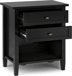 SIMPLIHOME Warm Shaker Bedside Table - Image 4