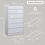 Aitjunz Modern 7 Drawers Dresser - Image 2