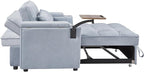 oaaktu 65''Convertible Sleeper Sofa Bed, 3-in-1 Pull Out Couch Bed - Image 5