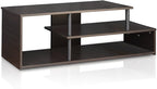 Furinno Econ Low Rise TV Stand, Espresso/Black - Image 4