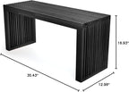 APRTAT Bamboo Dining Bench, 35 inch Farmhouse Decor Indoor Kitchen Table Bench - Image 3