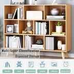 IOTXY Wooden Open Shelf Bookcase - Image 4