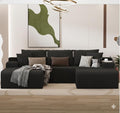 105" Convertible Sectional Couch by Unknown