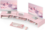 TAVR Dual Monitor Stand Riser, Computer Monitor Stands by TAVRFurniture